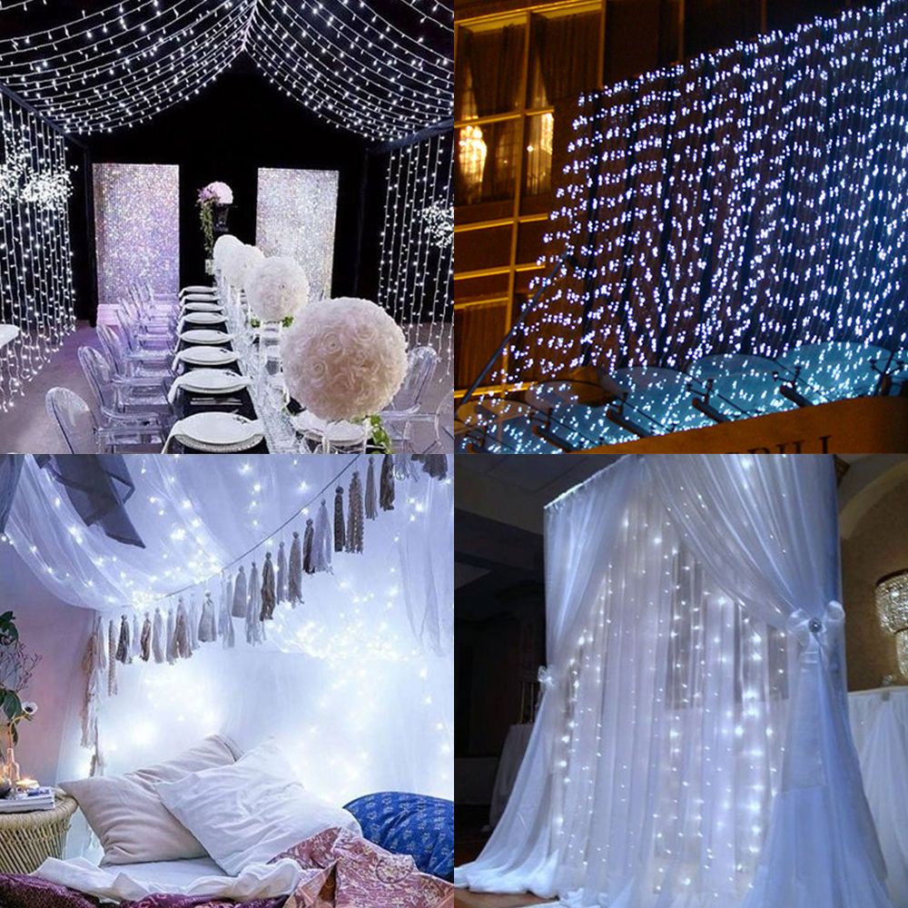 Dây Đèn LED Sử Dụng Năng Lượng Mặt Trời Chống Thấm Nước Dùng Trang Trí Tiệc Cưới/Giáng Sinh