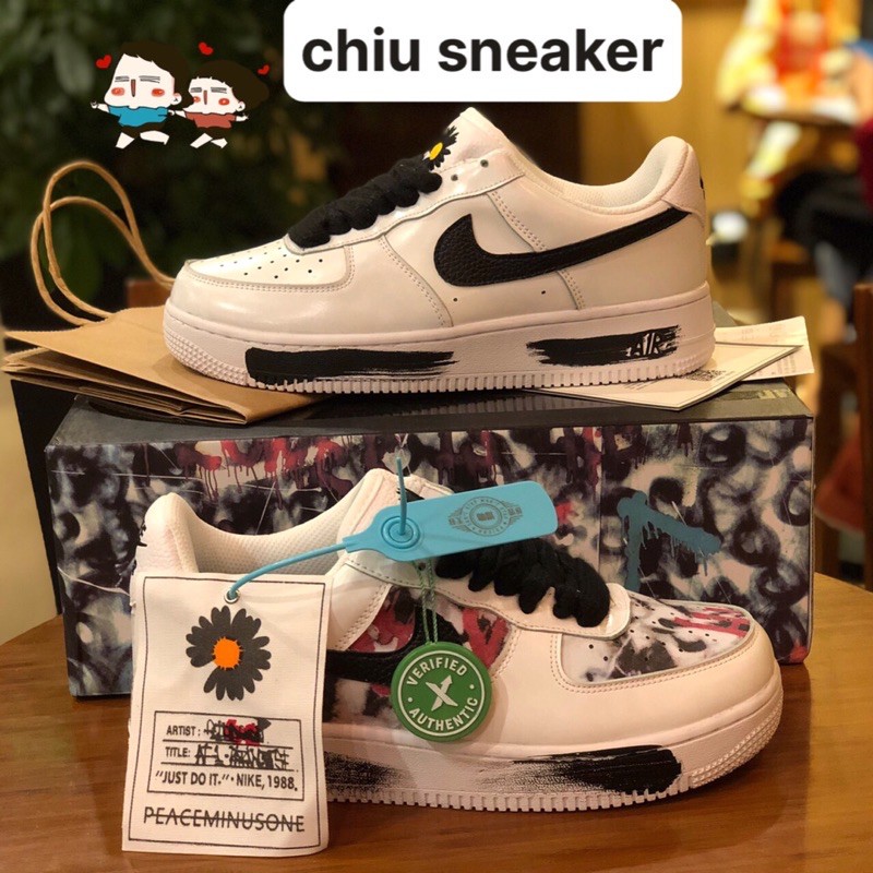 [Full box] Giày thể thao air force 1 tróc sơn [ G-Dragon Para noise ] [ AF1 ] [Tróc Sơn trắng] [Sneaker] | BigBuy360 - bigbuy360.vn