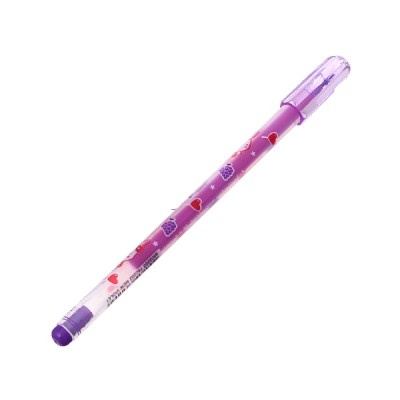 Hộp Bút Mực Gel Tím TTORU - Bút Nho Thỏ - Bút Mực Thơm Hàn Quốc Xanh Đen Đỏ Tím