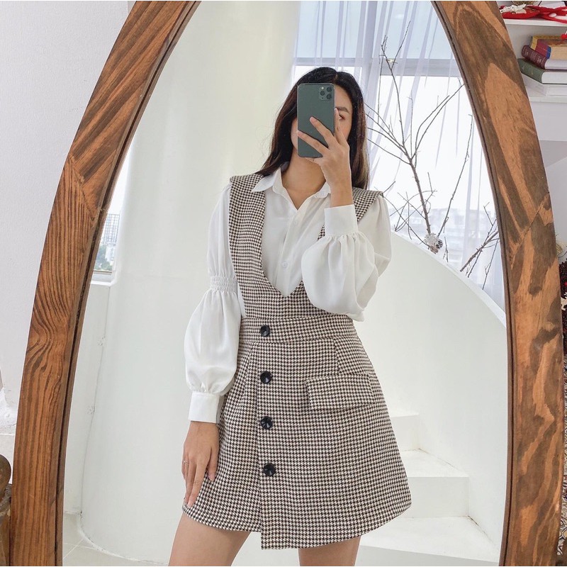 yếm ziczac vạt lệch