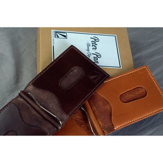 [ Peter Pan Money Clip ] Ví nam da thật thủ công