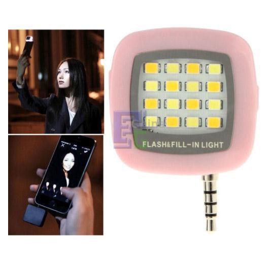 Đèn LED flash 16 bóng cực sáng hỗ trợ selfie