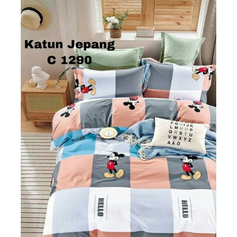 (giảm Giá) Ga Giường Vải Cotton Lanh Nhập Khẩu Nhật Bản 90x200