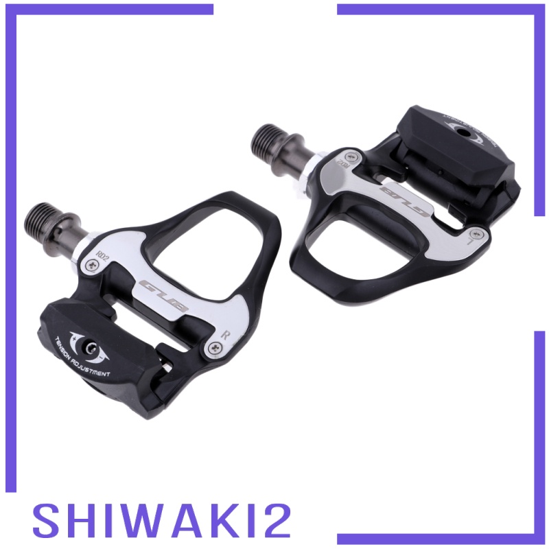 [SHIWAKI2]Road Bike Self-Locking  RD2 Pedals Clipless Racing Bicycle Pedal with Cleats