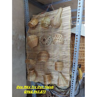 Combo 12 món mây tre ngẫu nhiên - mây tre trang trí, decor trên tường.