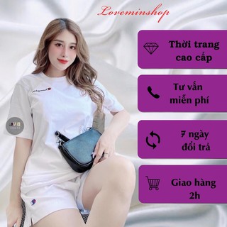 Bộ thể thao champion form rộng ⚡️ ⚡️ giá cực rẻ ⚡️ ⚡️, sét đùi mùa hè tay lỡ dáng unisex freesize lovemin - m29