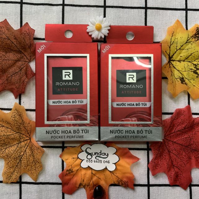 Nước hoa nam bỏ túi Romano 18ml (4 mùi hương) | BigBuy360 - bigbuy360.vn