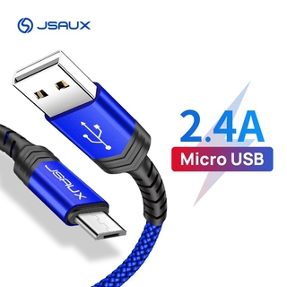 Cáp Sạc Nhanh JSAUX Dây Bện Nhiều Màu Cho Điện Thoại Samsung Xiaomi Oppo Vivo Huawei