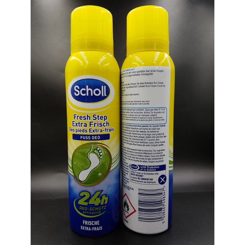 Xịt Khử Mùi Hôi Chân và Giầy Scholl 150ml [ HÀNG ĐỨC ]