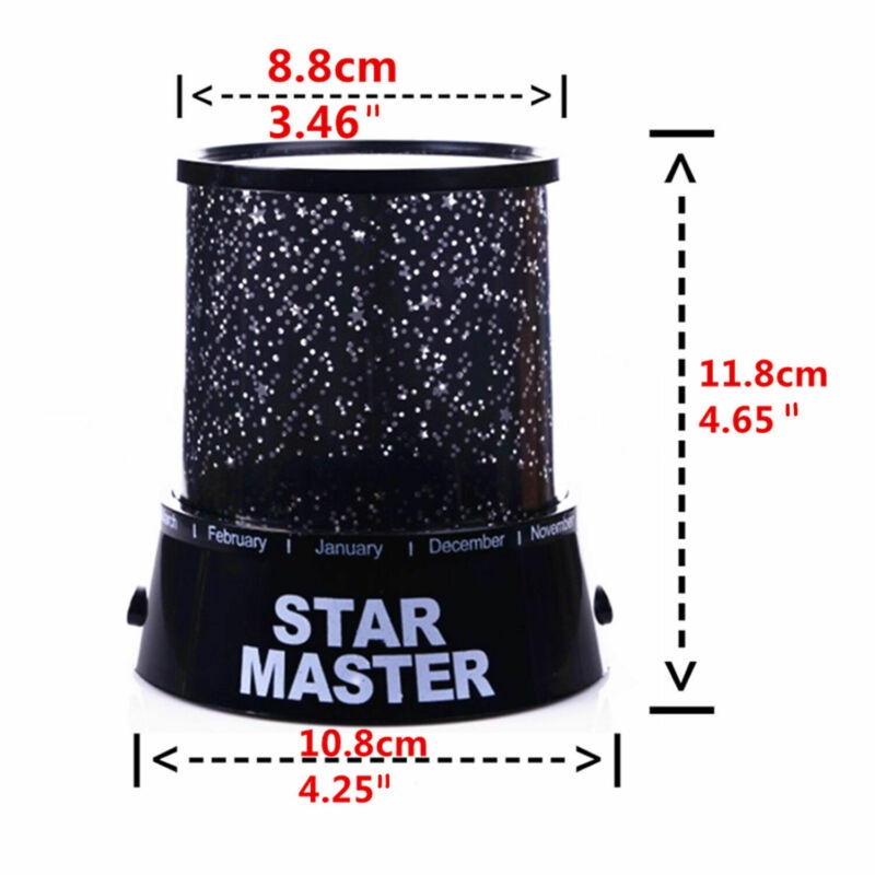 Galaxy Star Night Lights Sky Projector Night Lamp LED Magic Astro Starlight  Kids Room Cosmos Master Light