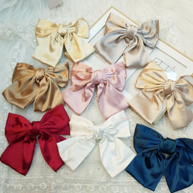 [ GIÁ SIÊU RẺ ] BỜM TÓC CÀI TÓC HOA HỒNG NHUNG 3 BÔNG CAO CẤP