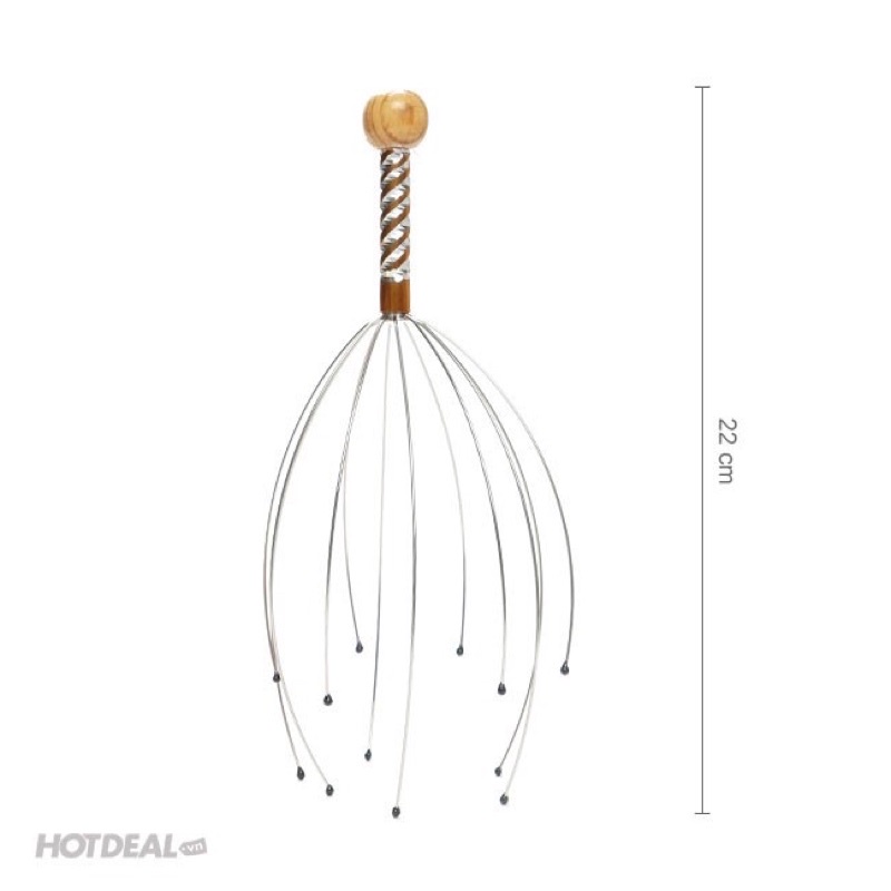 Cây Massage Đầu Bạch Tuộc 12 Châm Cứu Thư Giãn Chống Căng Thẳng