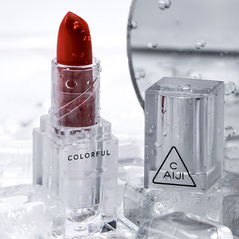 Son Môi Thỏi Nhỏ CAIJI Màu Đẹp Chống Thấm Nước Không Dính Ly, Lâu Trôi, Trang Điểm Môi Nhanh, Lên Màu Đẹp