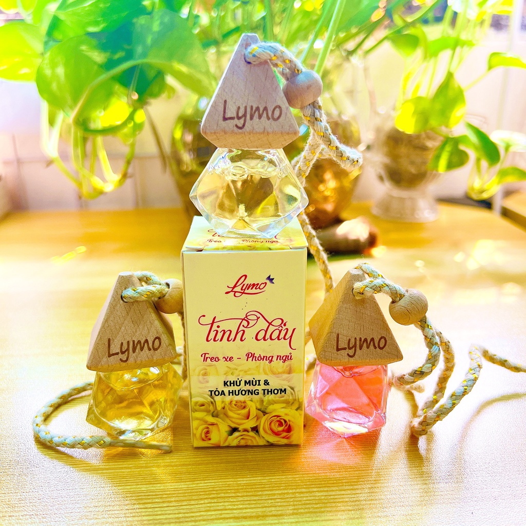 Tinh dầu LYMO treo xe oto, tủ quần áo khử mùi mang hương thơm tự nhiên