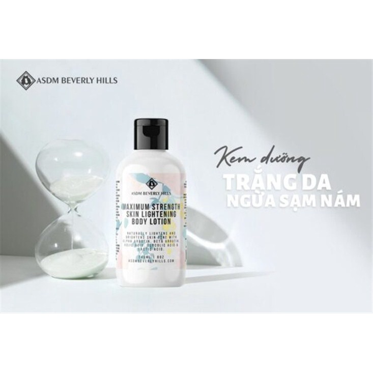 Sữa dưỡng trắng da toàn thân ASDM Skin Lightening Body Lotion