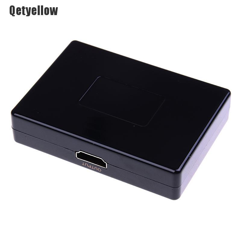Qetyellow Hdmi switch 3 port 4k*2k switcher splitter box ultra hd for dvd hdtv xbox