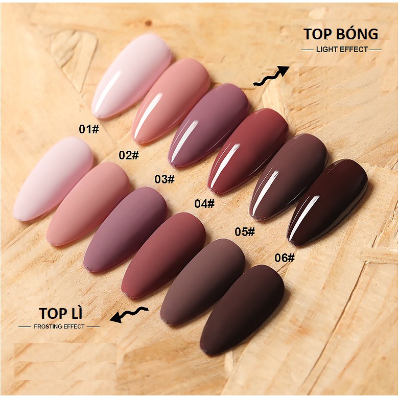 Sơn gel AS - nâu cà phê mã NC