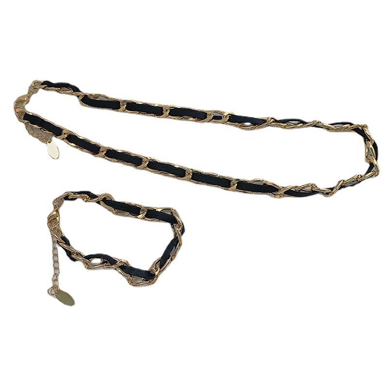 Vòng Cổ Dây Bện 19951 Phong Cách Hip Hop Thời Trang