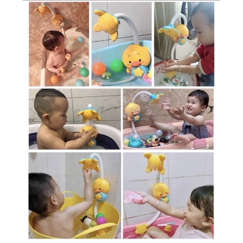VÒI TẮM HOA SEN HÌNH VỊT, HÌNH GẤU KOALA, ĐỒ CHƠI NHÀ TẮM CHO BÉ
