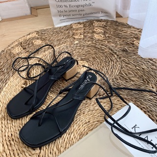 Starroom sandal buộc dây cao gót g071957 ❤️