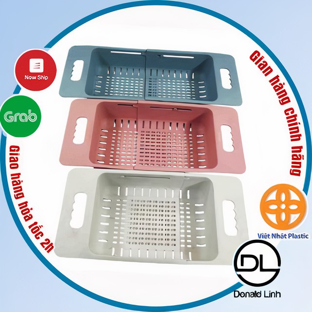 Khay gác bồn rửa bát điều chỉnh kích thước Việt Nhật Plastic 5613