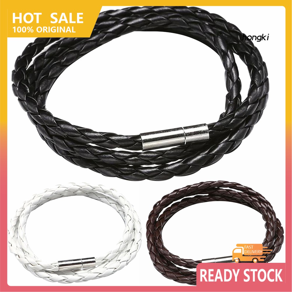 Vòng Tay Da Nhiều Sợi Phong Cách Vintage Cho Nam Và Nữ