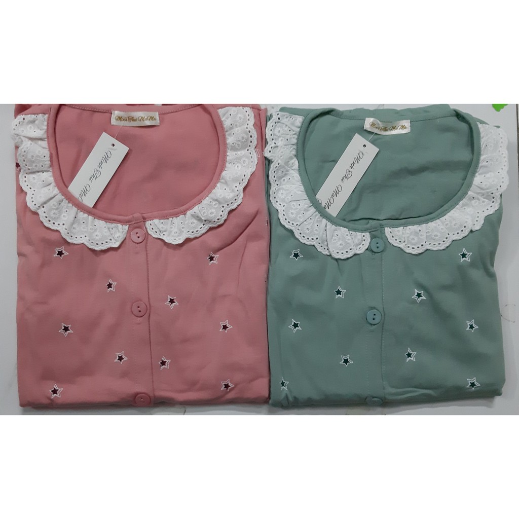 Bộ đồ bầu và sau sinh LỬNG HỌA TIẾT SAO chất cotton mềm mịn BL812