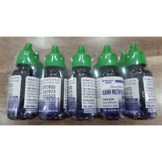 COMBO 10 CHAI XANH METHYLEN 20ML - HD PHARMA