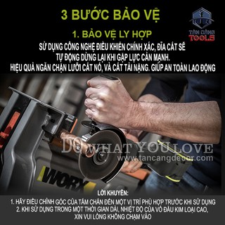 MÁY MÀI WORX WU808.9
