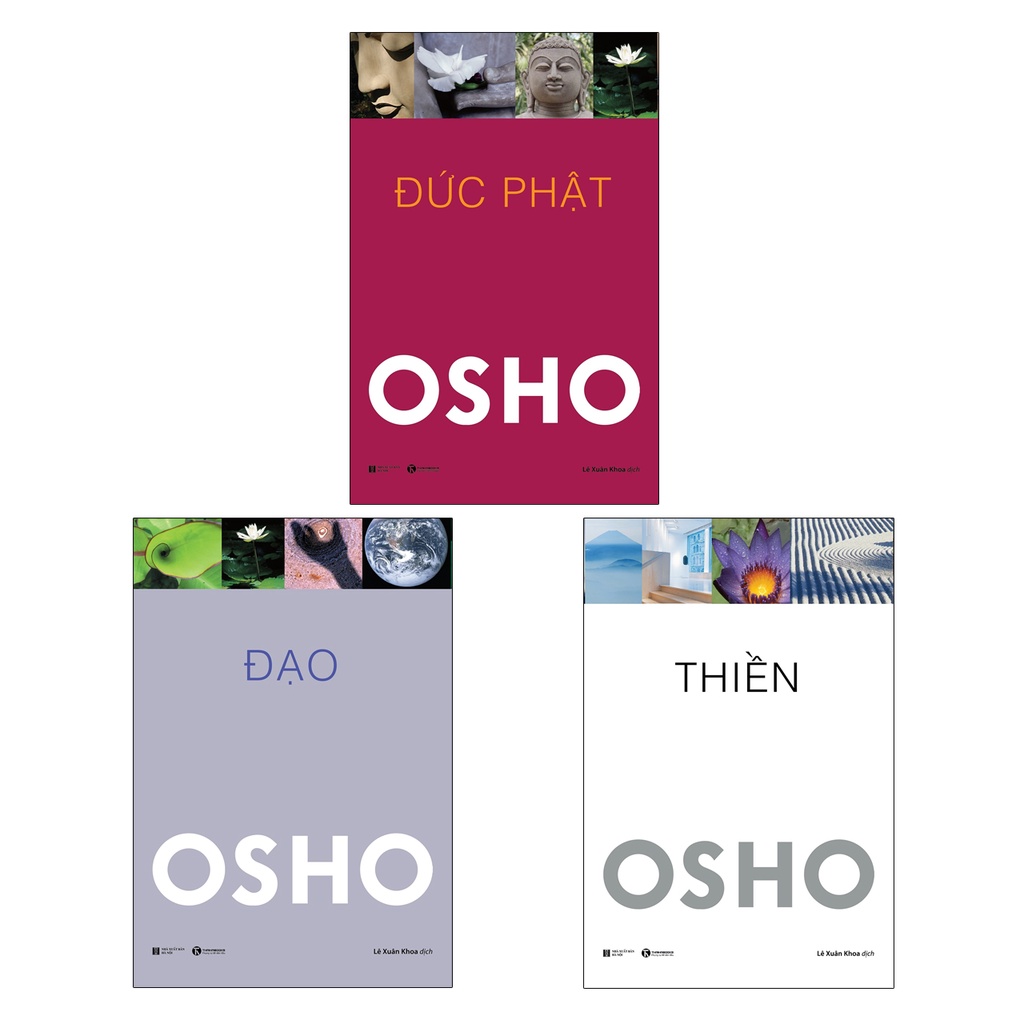 Sách - Bộ 3 cuốn tuyệt tác của Osho: Đức Phật - Đạo - Thiền