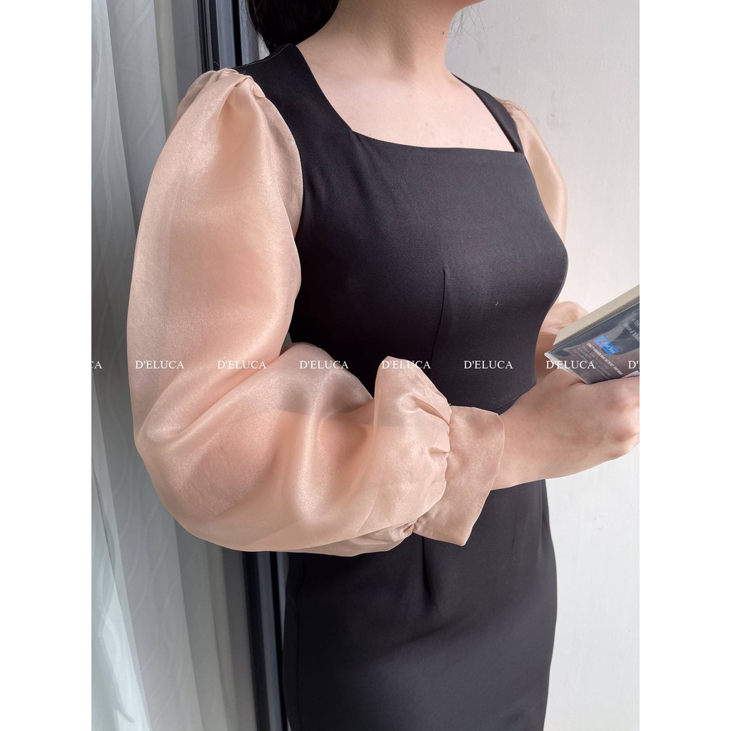 [Hình+Video Thật] Váy Organza Tay Bồng Đầm Dự Tiệc Đi Chơi Chất Vải Tơ Sống Cao Cấp Siêu Xinh Dành Cho Các Nàng | BigBuy360 - bigbuy360.vn