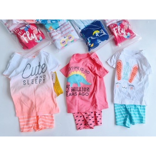 Set 2Bộ Bé Gái Vải Borip CARTERS xuất dư xịn BIBO STORE (chỉ 73k/bộ)