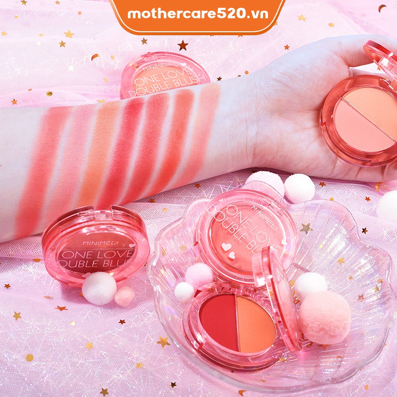 Phấn má hồng kiêm tạo khối Minimeli trang điểm tự nhiên