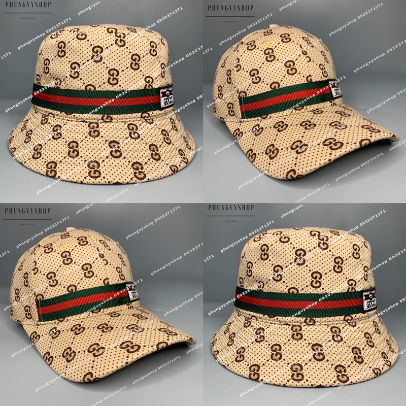 ( SALE )Mũ bucket và nón lưỡi trai NÂU VÀNG DÂY XANH ĐỎ