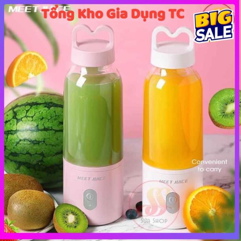 MÁY SAY SINH TỐ MINI CẦM TAY MEET JUICE-NHỎ MÀ CÓ VÕ