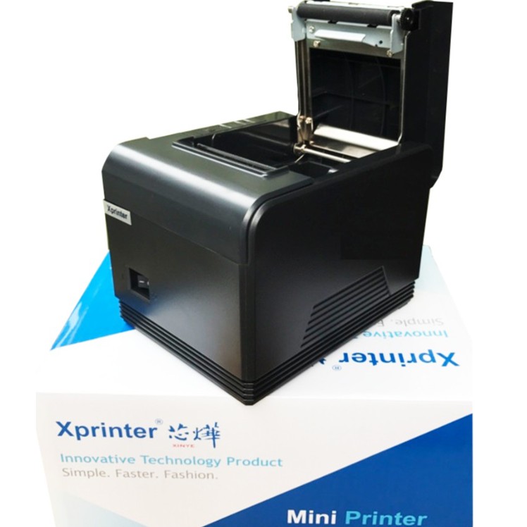 Máy in hóa đơn nhiệt Xprinter Q200 USB+LAN + Tặng 5 cuộn giấy kể cả khi đang giảm giá