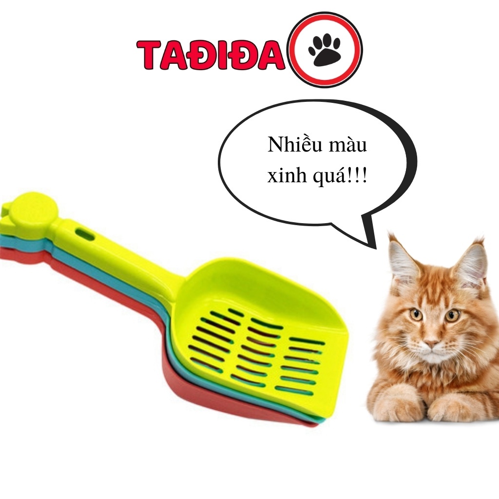 Xẻng xúc cát cho Mèo lỗ nhỏ , Phụ kiện vệ sinh cho Thú Cưng - Tadida Pet