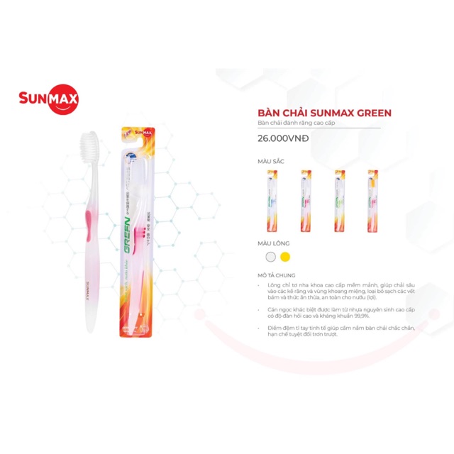 Bàn chải đánh răng Hàn Quốc sunmax