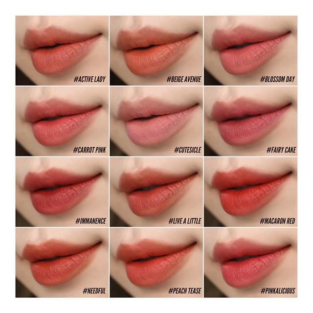 Son kem Lì 3CE Cloud Lip Tint Need Full- Macaron Red - Live A Little - Active Lady-Immanence