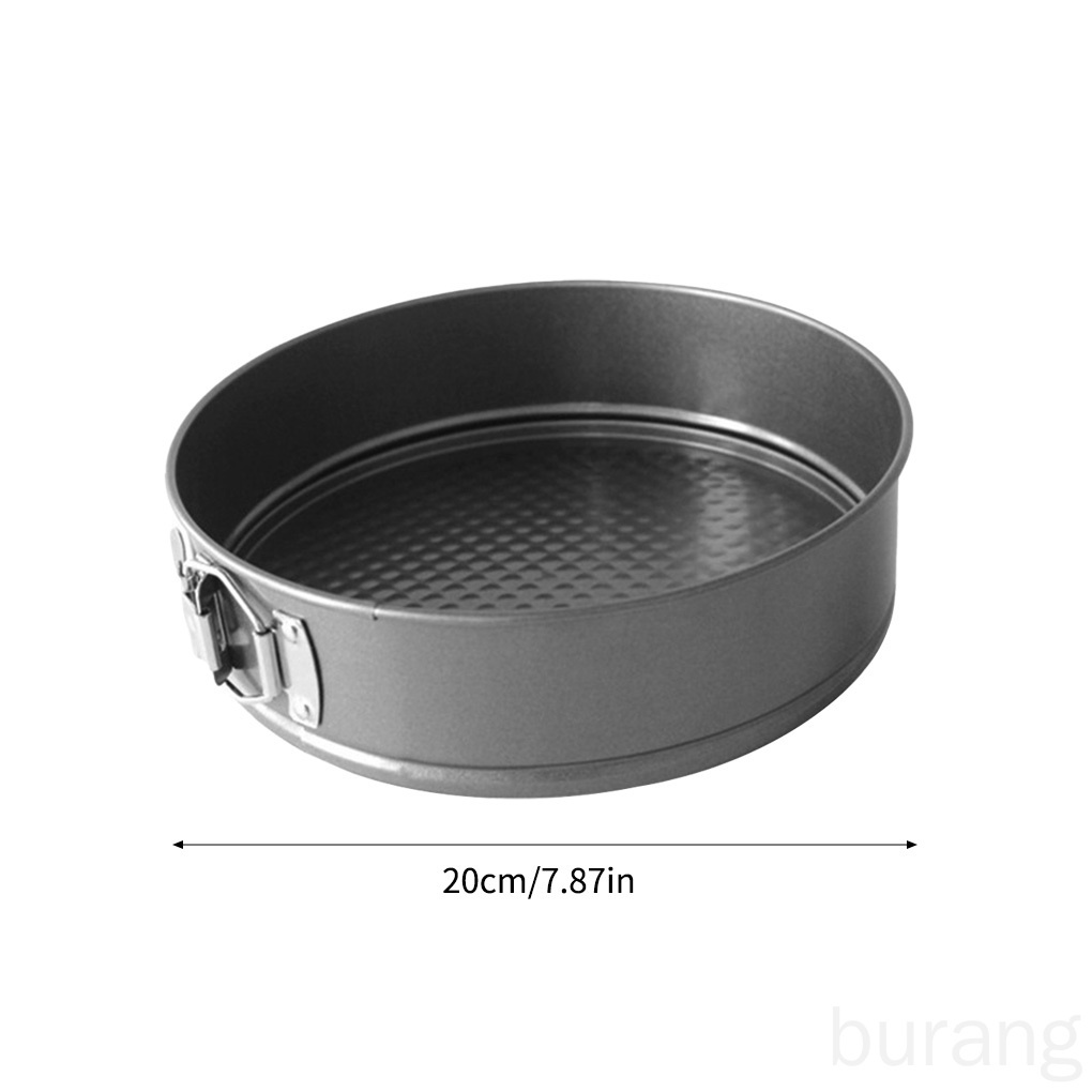 Khuôn làm bánh hình tròn bằng thép carbon chống dính chịu nhiệt cao 20cm