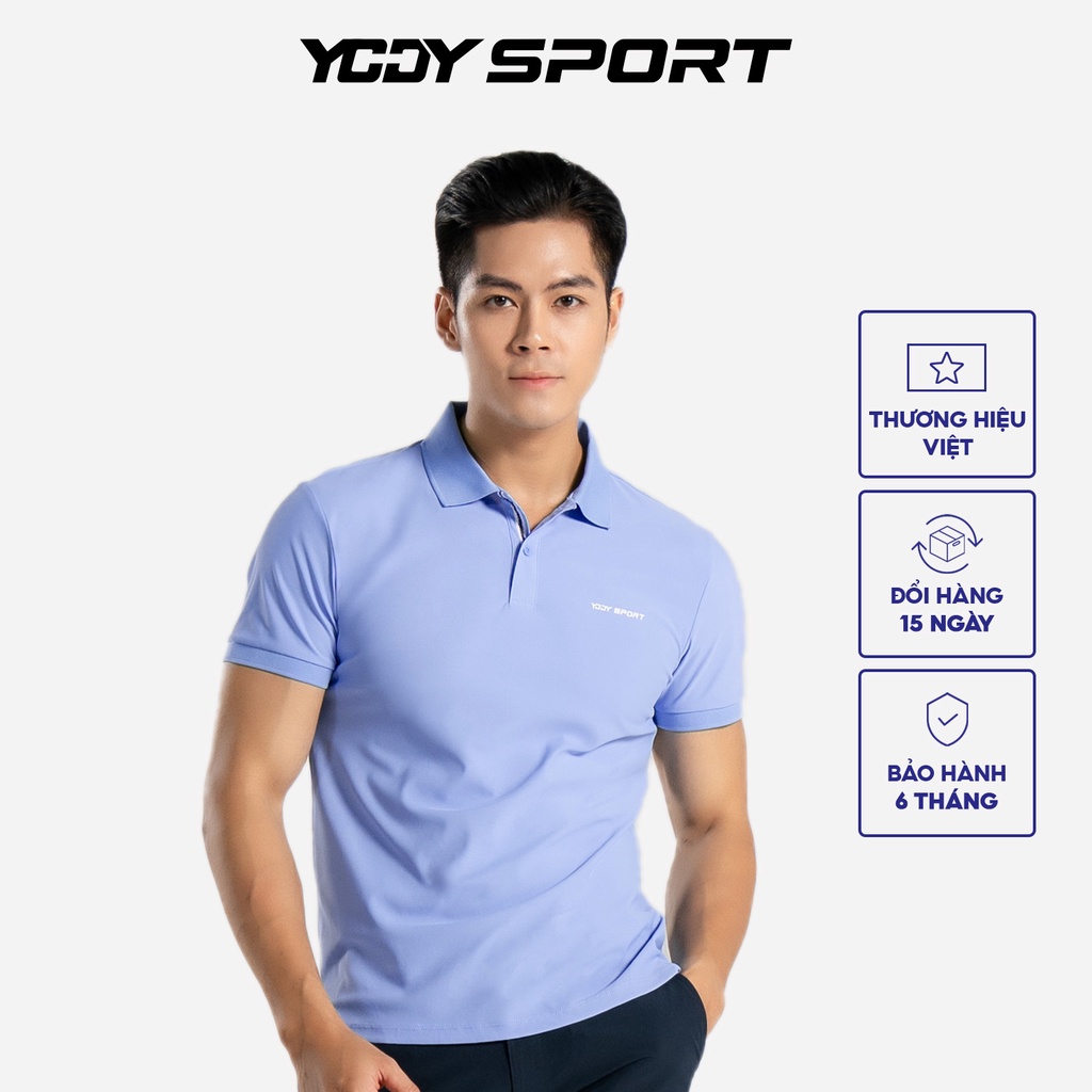 Áo polo thể thao nam YODY airycool mềm mịn, thông thoáng, thấm hút mồ hôi tốt SAM5039