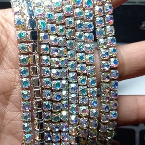 0.5/1 mét dây xoàn, đá chấu dây đính kết phụ kiện trang phục, làm trang sức