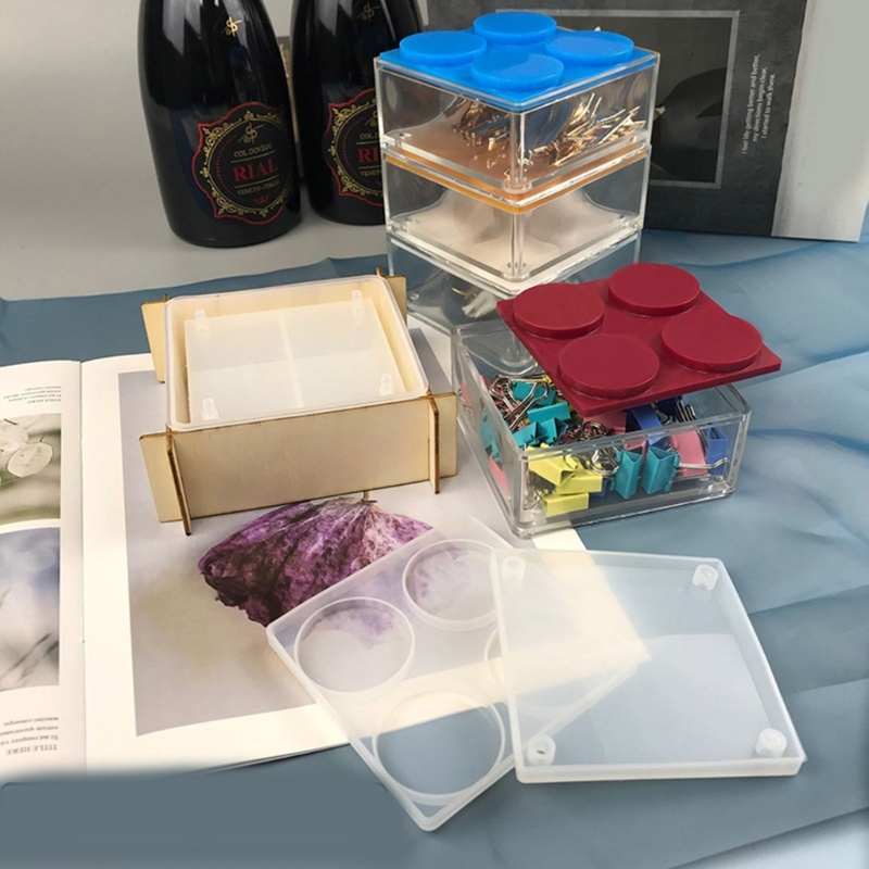 Khuôn Silicone Nhiều Tầng Xếp Chồng Lên Nhau Làm Trang Sức