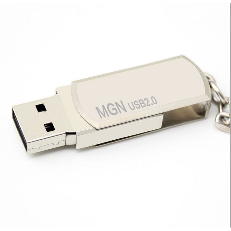 USB MGN 2.0 - Móc Khóa USB 2.0 4GB Nhỏ Gọn, Vỏ Kim Loại Chống Sốc, Chống Nước 7624