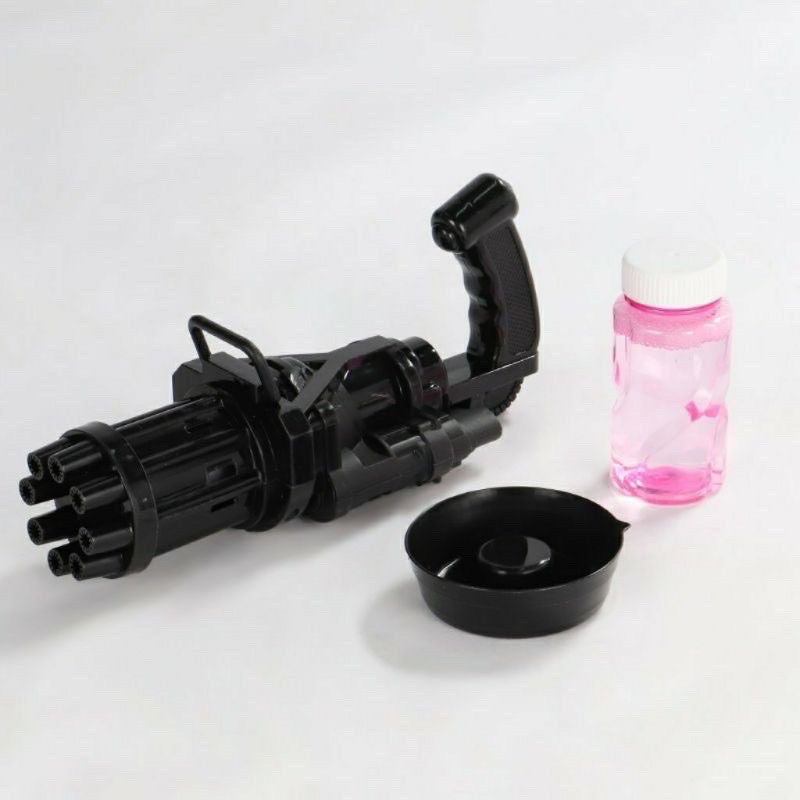 [RẺ VÔ ĐỊCH] Súng Bắn Bong Bóng 8 Nòng Siêu Mạnh (Tặng kèm PIN + DẦU) - Súng bắn bong bóng bằng tay, máy thổi bong bóng