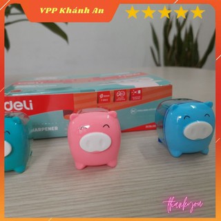 Gọt bút chì heo con Deli 557