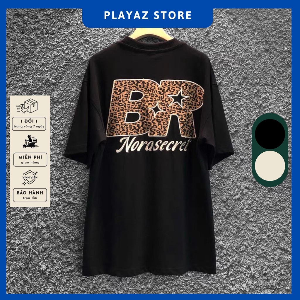 Áo Thun Hoa Tiết Đốm Chữ Thêu Blackgts Tee