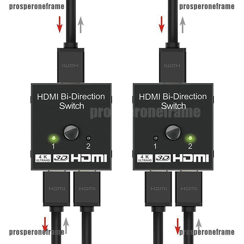 (chuyên Nghiệp) Bộ Chia 2 Cổng Hdmi 2x1 1x2