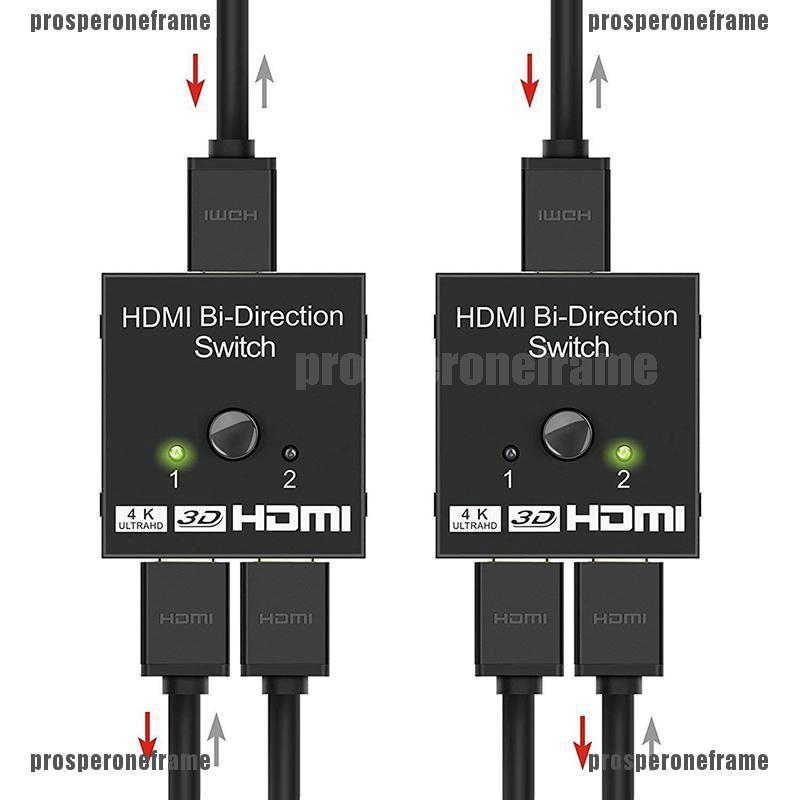 (chuyên Nghiệp) Bộ Chia 2 Cổng Hdmi 2x1 1x2