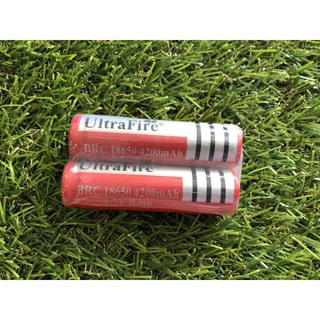 Pin UltraFire BRC18650 4.2V 4200mAh li ion 2 viên